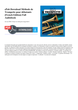 ePub M&eacute;thode de Trompette pour