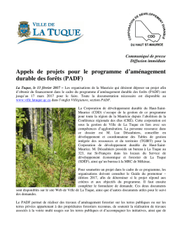 cliquez ici - Ville de La Tuque