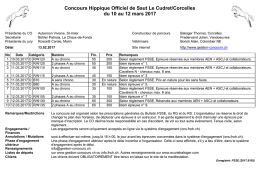 Propositions - Gestion Concours