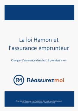 Tout savoir sur la loi hamon - R&eacute;assurez-moi