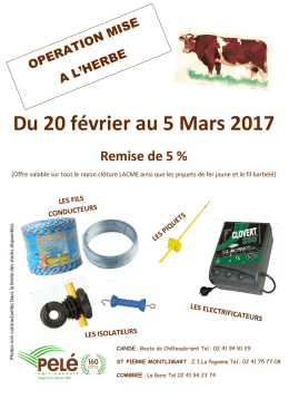 2017 MISE A L`HERBE - Pelé Agri