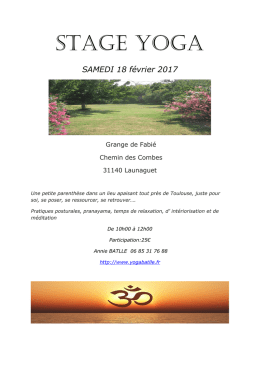 stage yoga - Yoga Batlle