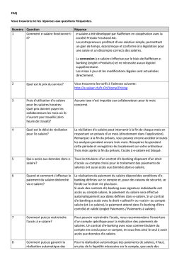 FAQ e-salaire