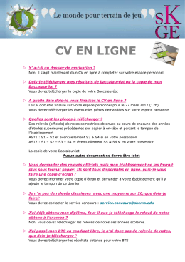 cv en ligne - Concours SKEMA