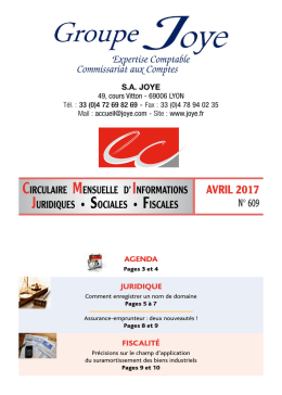 CMIJ - F&eacute;vrier 2017