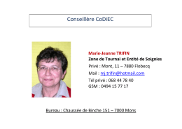 Marie-Jeanne Trifin - enseignement Catholique
