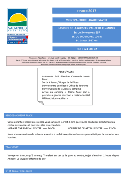 FEVRIER 2017 MONTVAUTHIER -HAUTESAVOIE REF : 074 00302