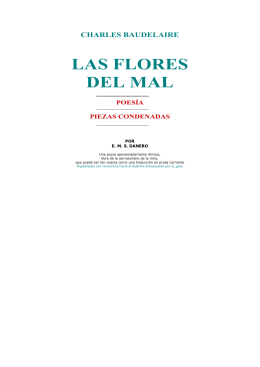 LAS FLORES DEL MAL