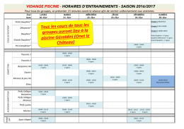 Semaine du 20 février au 25 février