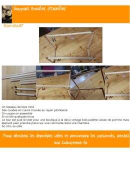 Support Boucles d`Oreilles