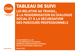 tableau de suivi