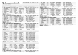 R1 - CAGNES/MER - Samedi 18 Fevrier 2017