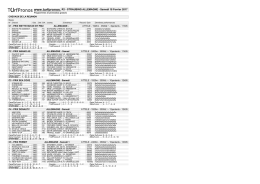 R2 - STRAUBING ALLEMAGNE - Samedi 18 Fevrier