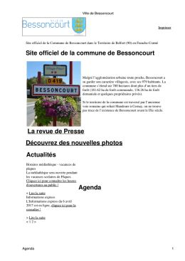 Ville de Bessoncourt