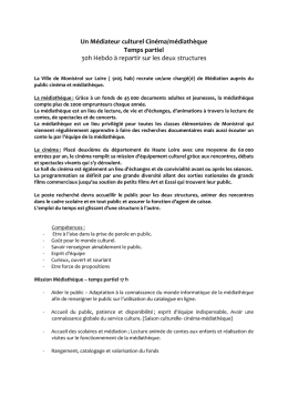 Offre d`emploi - Mairie de Monistrol-sur