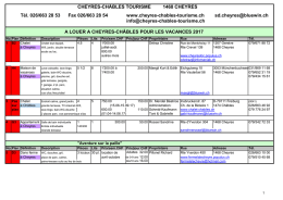 Liste - Cheyres-Châbles Tourisme