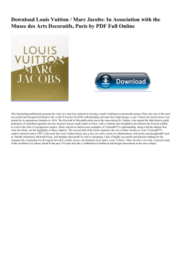 Louis Vuitton / Marc Jacobs: In