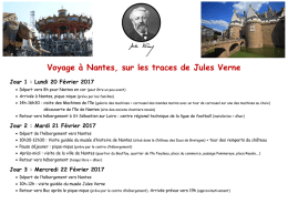 Voyage à Nantes, sur les traces de Jules Verne Jour 1