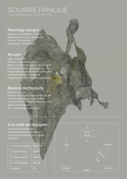 Fiche tech