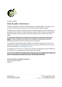 Publicit&eacute; - Municipalit&eacute; de Larouche
