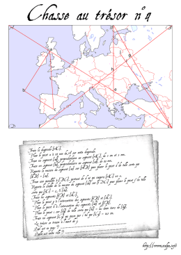 Chasse au tr&eacute;sor n&deg;4