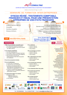 syscoa r&eacute;vis&eacute; : traitements comptable, financier et