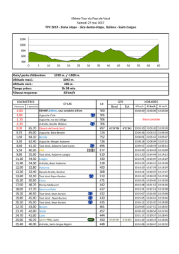 Nord Est - Le tour du Pays de Vaud