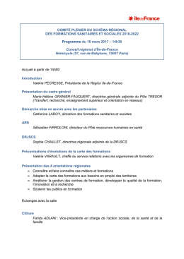 Télécharger le programme - Région Ile-de