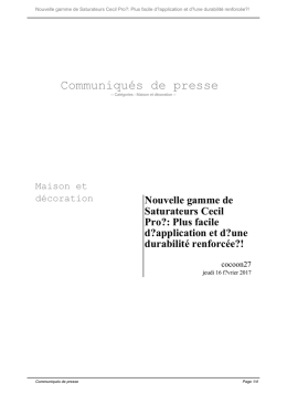 facile d?application et d?