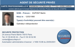 agent de sécurité privée