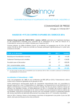 communique de presse