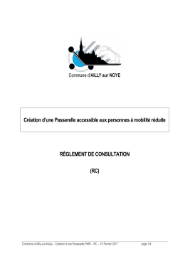 RC cr&eacute;ation passerelle PMR