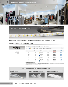 flexi cristal 120 ruban ip65 int&eacute;rieur