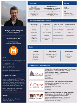 Télécharger mon CV
