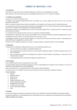 2 - Epreuve MONTE 3 ans