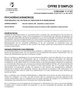 offre d`emploi - AMEQ en ligne