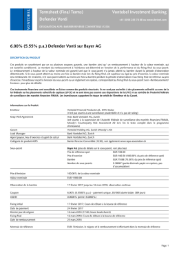 Vontobel Documentation Derivatives