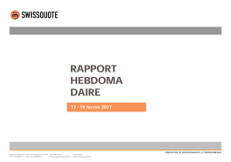 rapport hebdoma daire