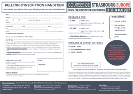 Télécharger le bulletin Handi`Run