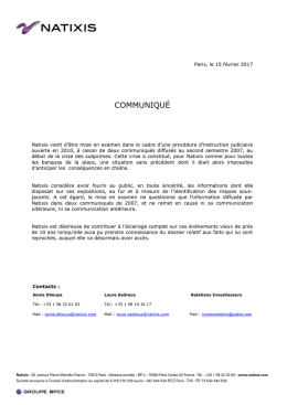 communiqu&eacute;