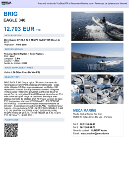 tarif eagle 340 - Méca
