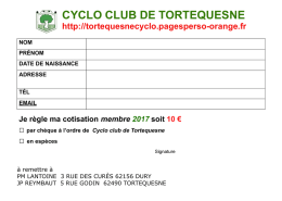 bulletin d`inscription 2017