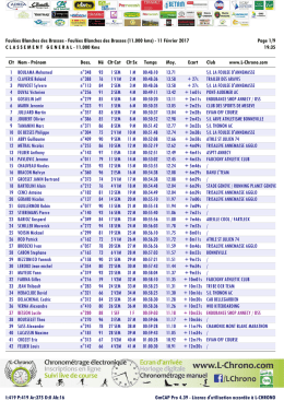 Foul&eacute;es Blanches des Brasses