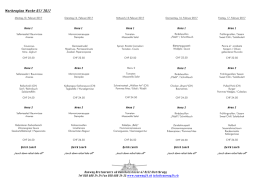 Wochenplan 07.17