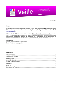 Bulletin de veille - Février 2017 (PDF, 865.91 Ko)