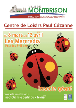 Demi-journ&eacute;e type au Centre de Loisirs Paul