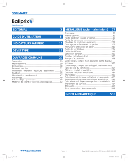 sommaire editorial 3 guide d`utilisation 5 indicateurs