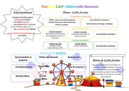 Planning T - Chateauneuf-sur