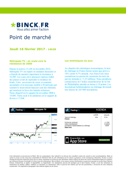 Point de march&eacute;