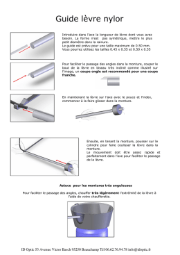 Guide l&egrave;vre nylor - Bienvenue sur ID Optic.fr